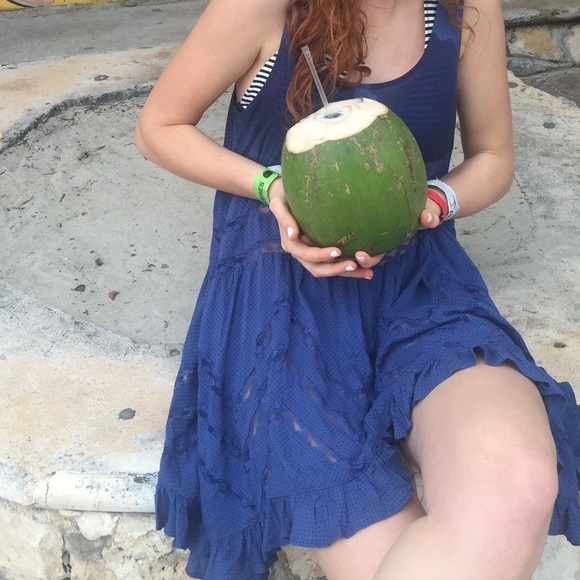 Free people flowy blue dress! - Picture 4 of 4